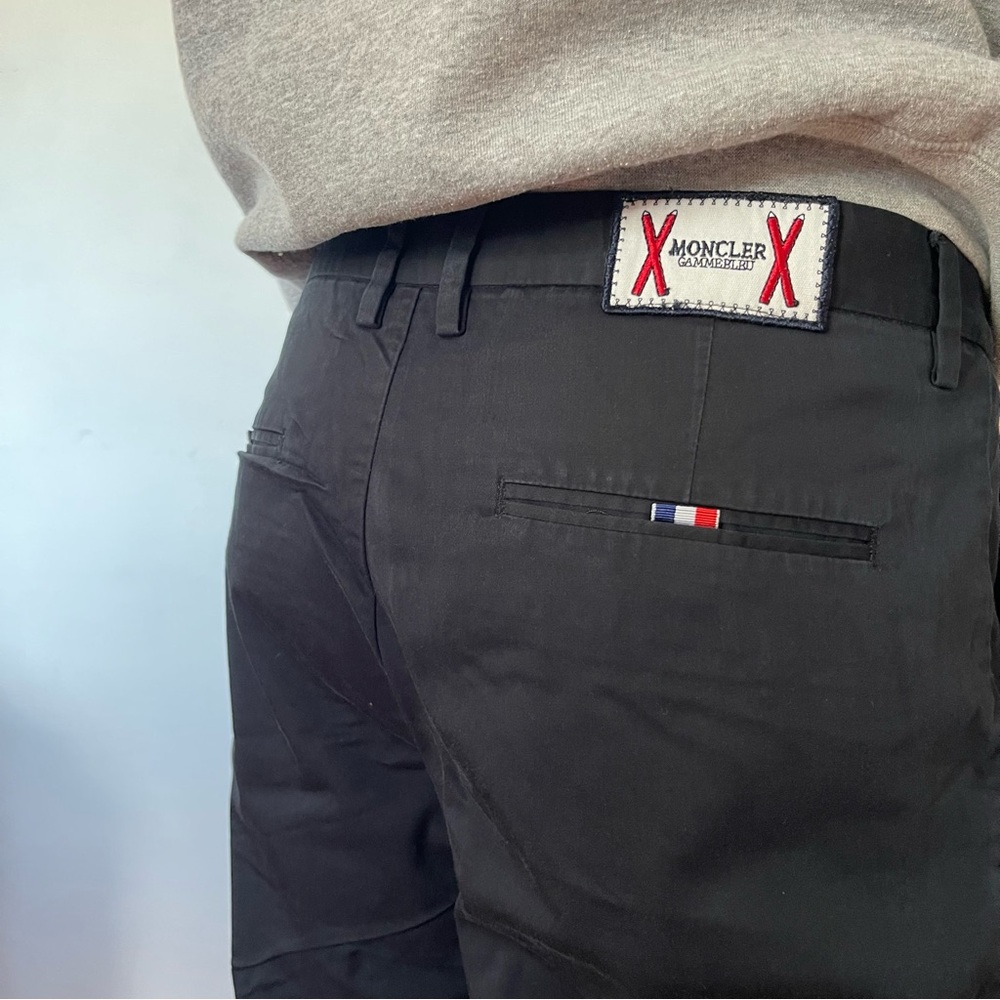 Moncler Gamme Bleu Black Slim Chinos - Picture 7 of 10
